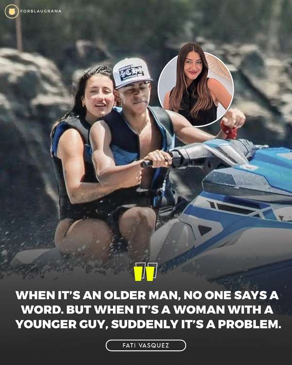 30岁女网红回应与巴萨新星绯闻：年龄差争议暴露社会双重标准