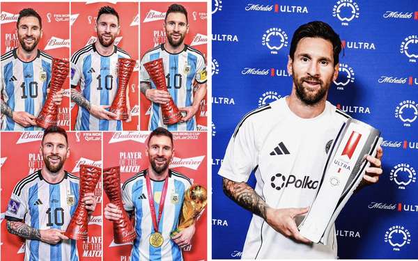 传奇延续！梅西职业生涯全场最佳次数直逼400大关